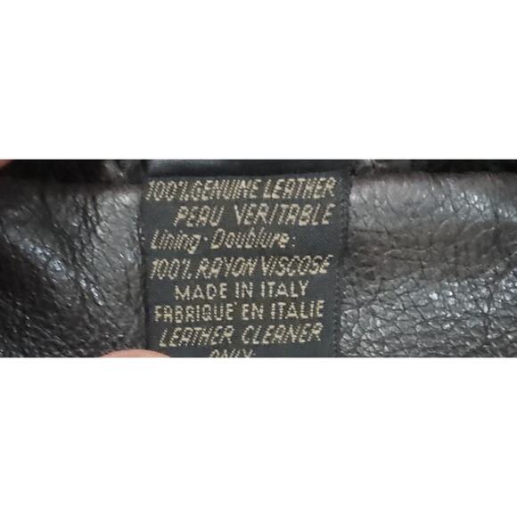 LATINI Genuine Leather Jacket Hand Made in Italy - Picture 6 of 6